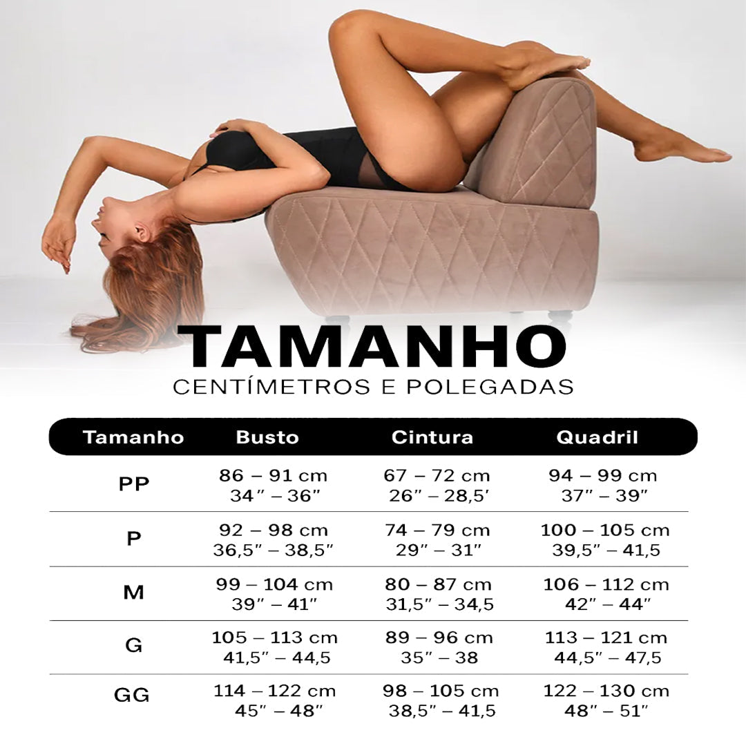 Body Modelador - COM MANGAS