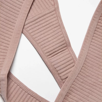 Panty de tela acanalada